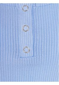 Hunkemöller Koszulka piżamowa Henley 205108 Niebieski Regular Fit. Kolor: niebieski. Materiał: wiskoza