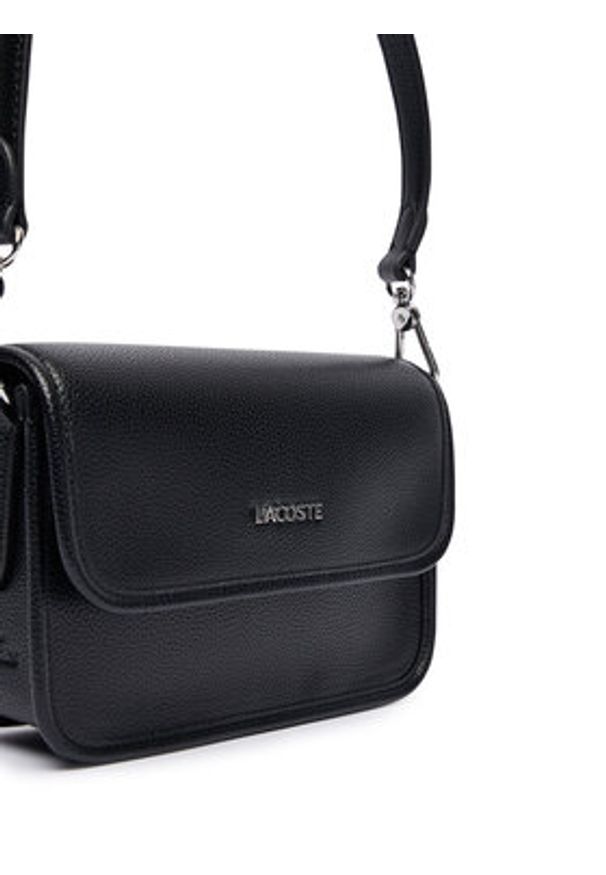 Lacoste Torebka NF5147EG Czarny. Kolor: czarny. Materiał: skórzane