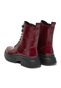 Rieker Trzewiki CEO-W1870-35 Bordowy. Kolor: czerwony. Materiał: skóra, syntetyk #3