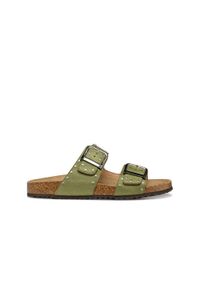 Sandały damskie Geox Brionia R I. Kolor: zielony. Sezon: lato #1