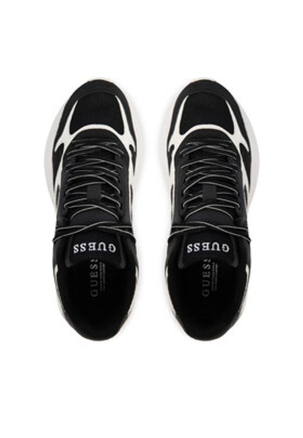 Guess Sneakersy FMJSQU ELE12 Czarny. Kolor: czarny. Materiał: materiał