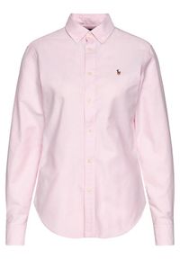 Lauren Ralph Lauren Koszula Polo Bsr 211806181001 Różowy Classic Fit. Typ kołnierza: polo. Kolor: różowy #4