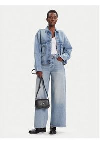 Karl Lagerfeld Jeans Torebka A3W30214 Czarny. Kolor: czarny. Materiał: skórzane