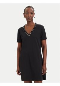 Liu Jo Sport Sukienka codzienna TA6296 J3855 Czarny Regular Fit. Okazja: na co dzień. Kolor: czarny. Materiał: bawełna. Typ sukienki: proste, sportowe. Styl: sportowy, casual #1