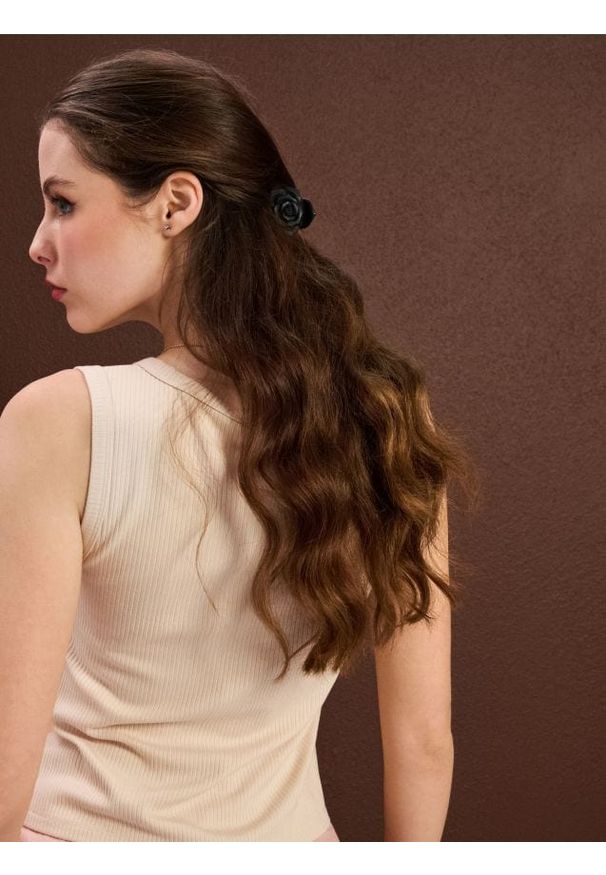 Sinsay - Spinki do włosów w kształcie kwiatów 2 pack - wielobarwny. Wzór: kwiaty