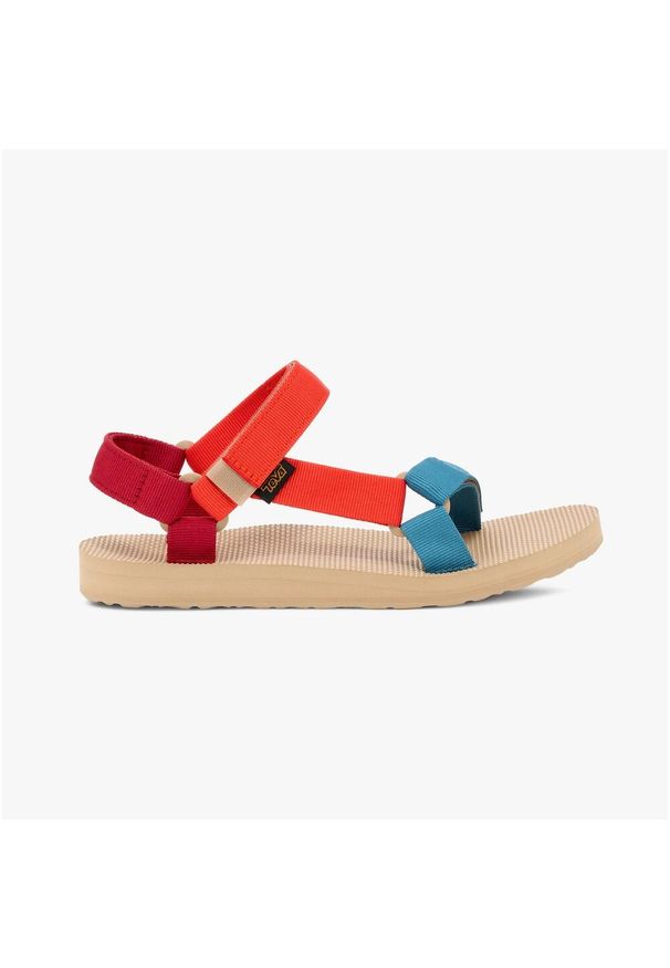 Sandały damskie Teva Original Universal. Kolor: beżowy, niebieski, wielokolorowy. Styl: sportowy