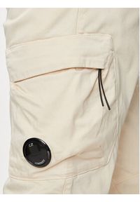 C.P. Company Spodnie materiałowe 16CMPA063A005694G Beżowy Slim Fit. Kolor: beżowy. Materiał: bawełna #5
