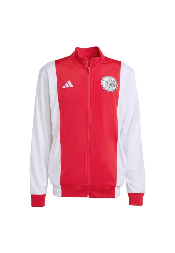 Adidas - Koszulka treningowa Ajax Amsterdam 2025/26. Kolor: biały. Sport: piłka nożna
