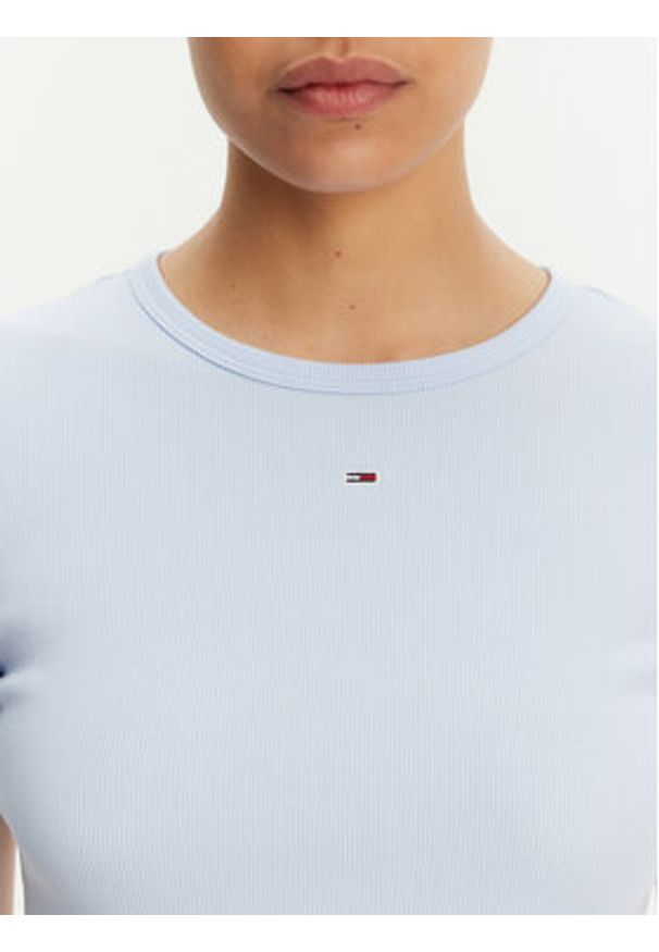 Tommy Jeans Komplet 2 t-shirtów DW0DW21430 Kolorowy Slim Fit. Materiał: bawełna. Wzór: kolorowy