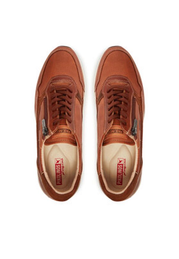 Pikolinos Sneakersy M2B-6263C1 Brązowy. Kolor: brązowy. Materiał: skóra
