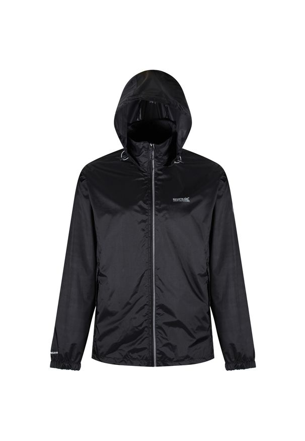 Regatta - Kurtka Przeciwdeszczowa Męska Lyle IV. Kolor: czarny. Sport: turystyka piesza