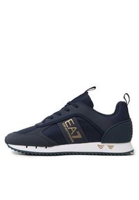 EA7 Emporio Armani Sneakersy X8X027 XK219 S854 Granatowy. Kolor: niebieski. Materiał: skóra