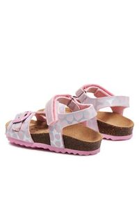 Geox Sandały B Sandal Chalki Girl B922RA 000NF C8868 S Różowy. Kolor: różowy #6