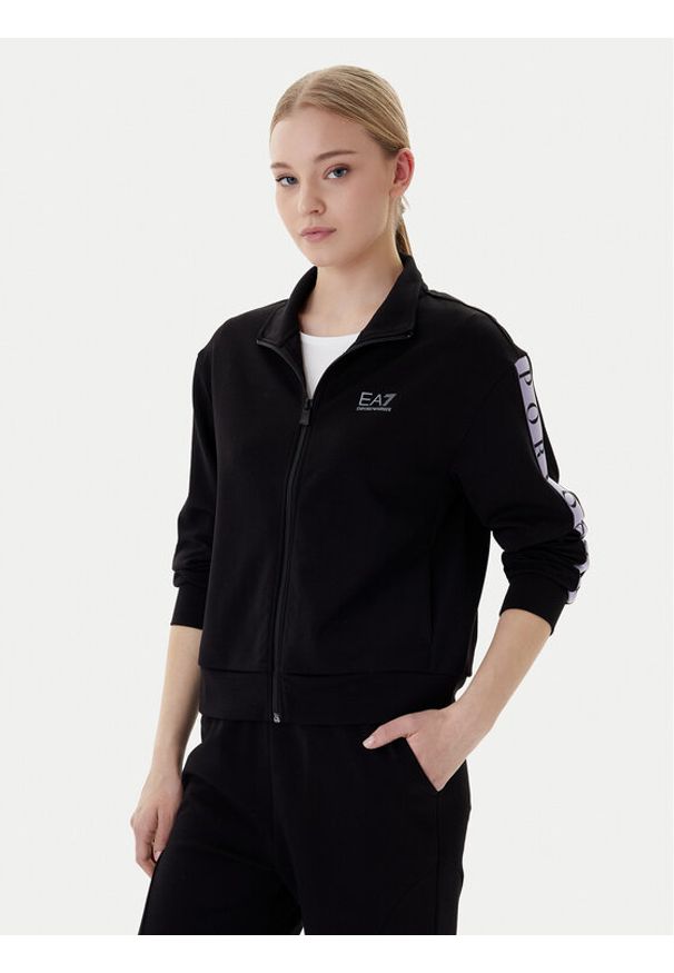 EA7 Emporio Armani Bluza 7W001152 AF12501 UC001 Czarny Regular Fit. Kolor: czarny. Materiał: syntetyk