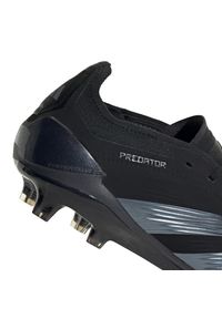 Adidas - Buty piłkarskie adidas Predator Elite Fg M IE1804 czarne. Zapięcie: sznurówki. Kolor: czarny. Materiał: syntetyk, materiał. Szerokość cholewki: normalna. Sport: piłka nożna