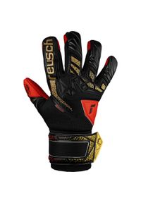Dziecięce rękawice bramkarskie Reusch Football Attrakt Freegel Silver. Kolor: żółty. Sport: piłka nożna