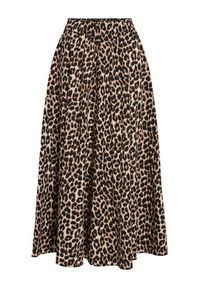 Vila Spódnica maxi Valencia 14106880 Brązowy Regular Fit. Kolor: brązowy. Materiał: bawełna #3