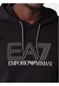 EA7 Emporio Armani Bluza 7M001313 AF13512 UC001 Czarny Regular Fit. Kolor: czarny. Materiał: bawełna #2