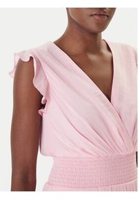 Morgan Sukienka koktajlowa 251-RWANY Różowy Loose Fit. Kolor: różowy. Materiał: syntetyk. Styl: wizytowy #4