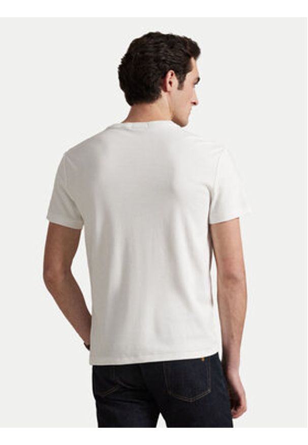 Polo Ralph Lauren T-Shirt 710740727 Biały Slim Fit. Typ kołnierza: polo. Kolor: biały. Materiał: bawełna