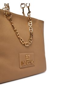 Love Moschino - LOVE MOSCHINO Torebka JC4164PP1OL1210A Beżowy. Kolor: beżowy. Materiał: skórzane #3