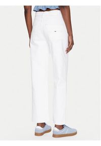 Tommy Jeans Jeansy Layla DW0DW20018 Biały Straight Fit. Kolor: biały