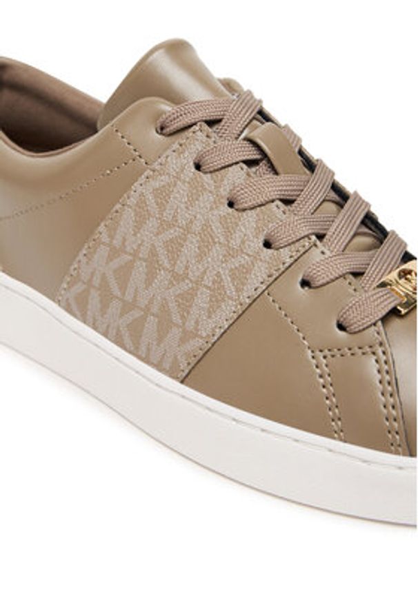 MICHAEL Michael Kors Sneakersy Keaton 43S5KTFS1L Beżowy. Kolor: beżowy. Materiał: skóra