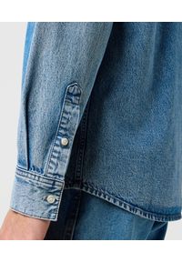 Wrangler - MESKA KOSZULA JEANSOWA WRANGLER 1 PKT SHIRT INDIGO VALLEY 112371549. Materiał: jeans #4
