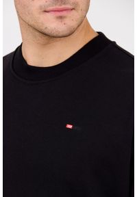 Diesel - DIESEL Czarna męska bluza S-ROB-MICRODIV, Rozmiar XXL. Kolor: czarny. Materiał: elastan, bawełna, materiał. Długość rękawa: długi rękaw. Długość: długie #4