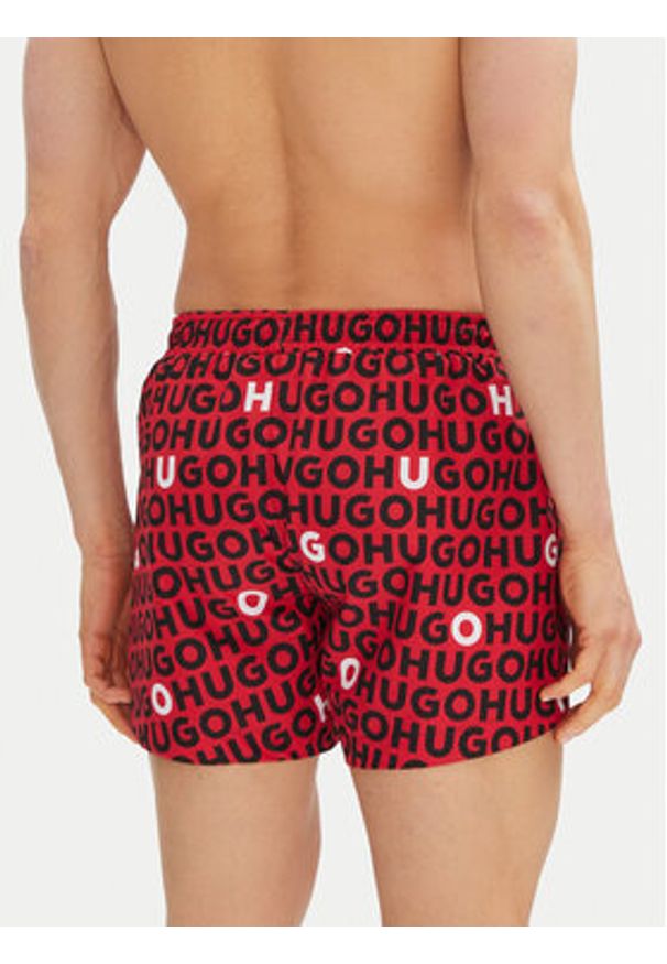 Hugo - HUGO Szorty kąpielowe Tortuga 50535412 Czerwony Regular Fit. Kolor: czerwony. Materiał: syntetyk
