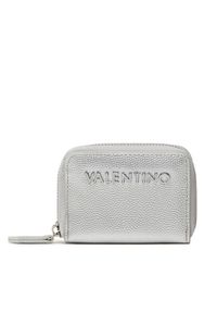 VALENTINO - Mały Portfel Damski Valentino. Kolor: srebrny