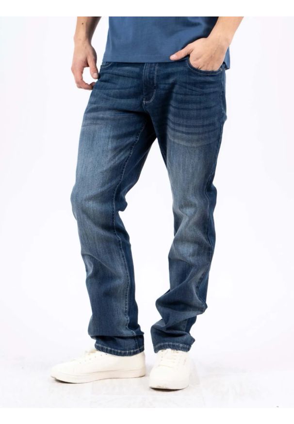 MARCUS - Męskie Spodnie Jeansowe Marcus Felix 2222 Jeans Texas Blue Used 14-200312