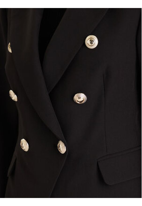 Rinascimento Marynarka CFC0126227003 Czarny Slim Fit. Kolor: czarny. Materiał: syntetyk