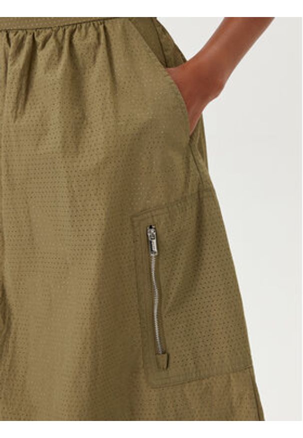 DKNY Spódnica trapezowa P5BNSAFC Zielony Regular Fit. Kolor: zielony. Materiał: syntetyk