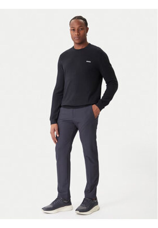BOSS Sweter Momentum-X CN 50547507 Granatowy Regular Fit. Kolor: niebieski. Materiał: syntetyk