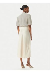 Elisabetta Franchi Sukienka koktajlowa AB85752E2 E84 Beżowy Regular Fit. Kolor: beżowy. Materiał: syntetyk. Styl: wizytowy #3