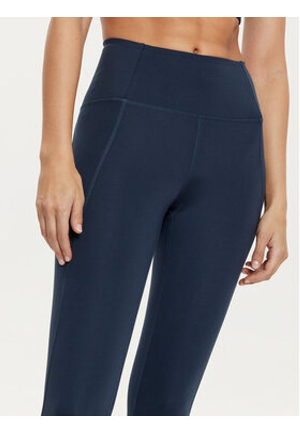 GIRLFRIEND COLLECTIVE - Girlfriend Collective Legginsy Compressive 4008 Granatowy Slim Fit. Kolor: niebieski. Materiał: syntetyk