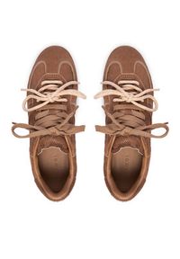 Nokwol Sneakersy August Beżowy. Kolor: beżowy. Materiał: zamsz, skóra #3
