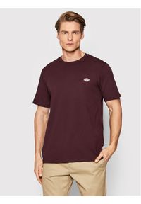 Dickies T-Shirt Mapleton DK0A4XDBMR0 Bordowy Regular Fit. Kolor: czerwony. Materiał: bawełna