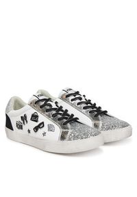 Karl Lagerfeld - KARL LAGERFELD Sneakersy KL60118E Biały. Kolor: biały. Materiał: skóra #5