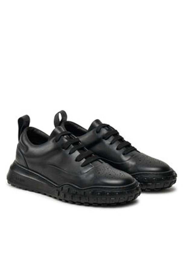 Pollini Sneakersy SA10183G0LTN100A Czarny. Kolor: czarny. Materiał: skóra