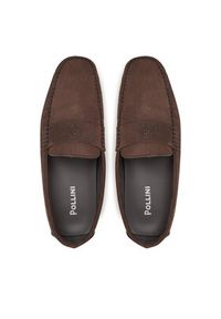 Pollini Mokasyny SB10402G0MUV0301 Brązowy. Kolor: brązowy. Materiał: skóra, nubuk