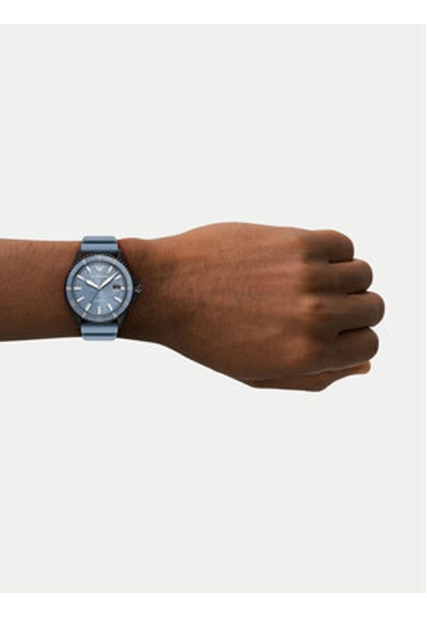 Emporio Armani Zegarek AR11685 Niebieski. Kolor: niebieski