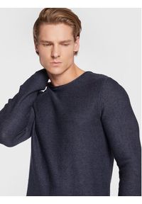 !SOLID - Solid Sweter Jarah 21104152 Granatowy Regular Fit. Kolor: niebieski. Materiał: bawełna #4