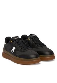 skechers - Skechers Sneakersy Snoop Dogg Courtside Urban 251200/BKW Czarny. Kolor: czarny. Materiał: skóra #6