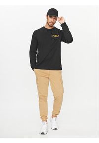 Polo Ralph Lauren Longsleeve 710920208001 Czarny Regular Fit. Typ kołnierza: polo. Kolor: czarny. Materiał: bawełna. Długość rękawa: długi rękaw #2