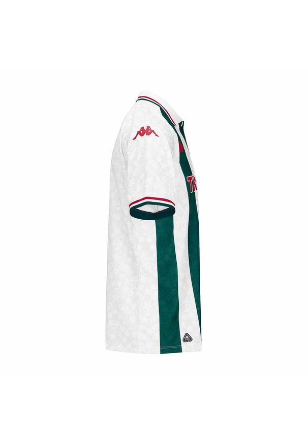 Kappa - Koszulka dla dzieci Red Star FC Kombat Heritage 2024/25. Kolor: wielokolorowy, biały, zielony. Sport: piłka nożna