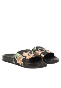 Roxy Klapki ARJL100679 Czarny. Kolor: czarny. Materiał: materiał #4