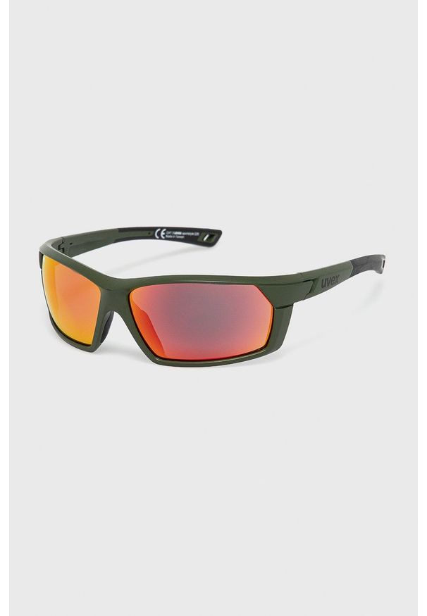 Uvex - Okulary przeciwsłoneczne Sportstyle 225. Kształt: owalne. Kolor: zielony