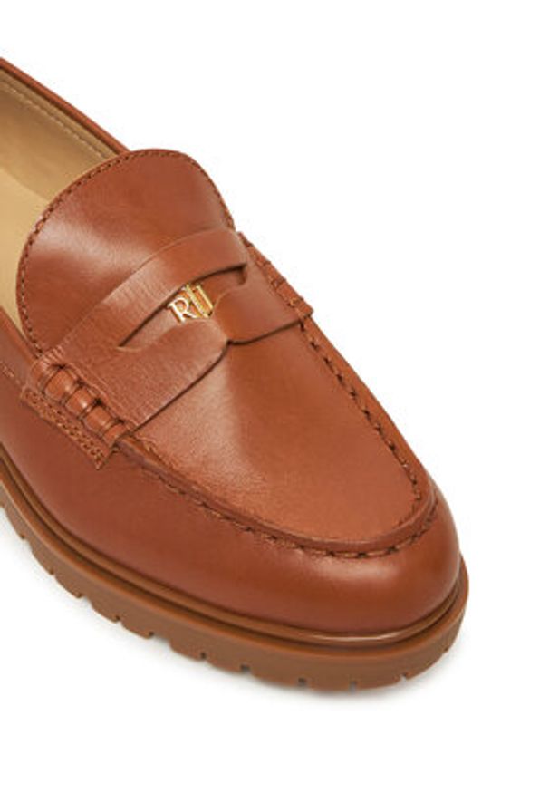 Lauren Ralph Lauren - LAUREN RALPH LAUREN Mokasyny Marli 802967752002 Brązowy. Kolor: brązowy. Materiał: skóra